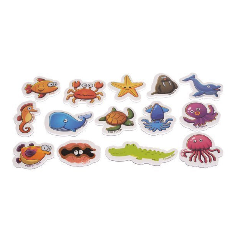 Ledusskapja magnētiņi "Dzīvnieki" metāla kārbā, 40 gab.