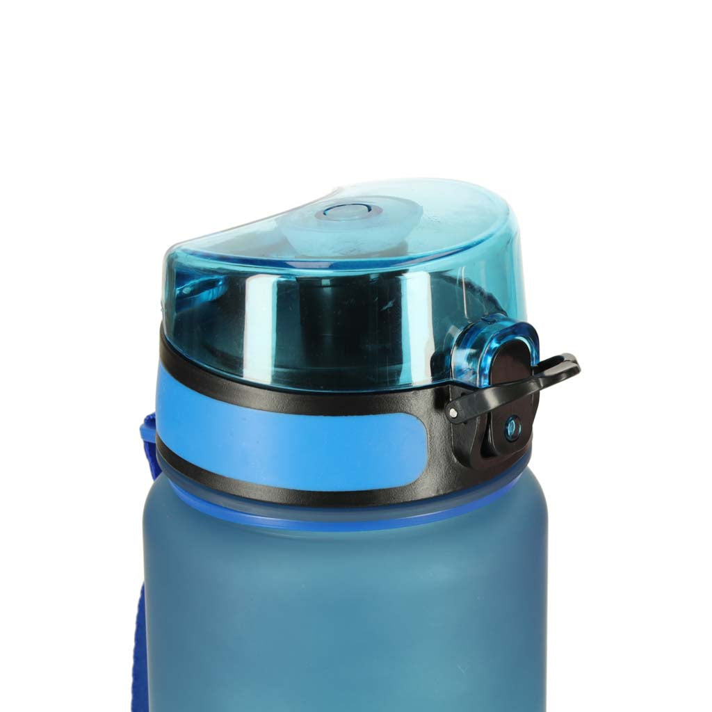 600 ml ūdens pudele ar sporta uzgali – zila un zaļš