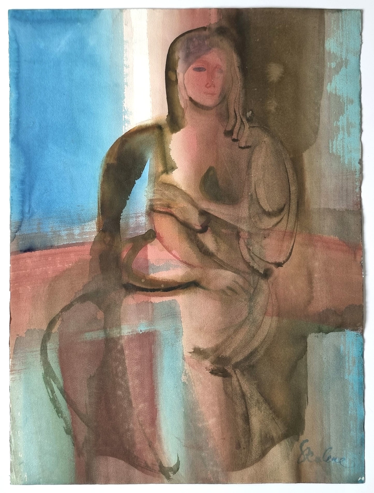 Lielā leļļu māja, 70cm, ar koka figūrām, Nr.26364