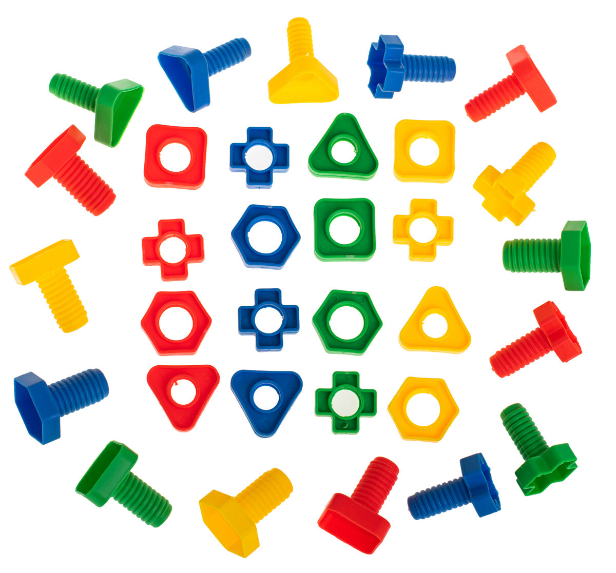 Krāsaino skrūvju komplekts, 30gab.