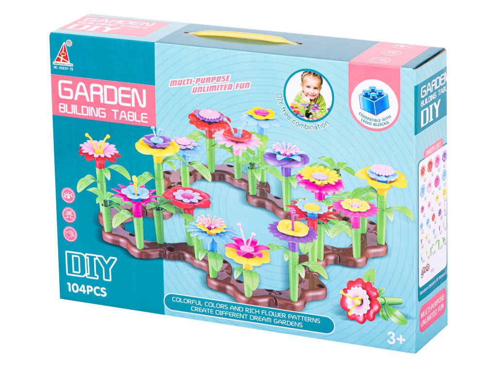 Ziedu konstruktors, 104 detaļas