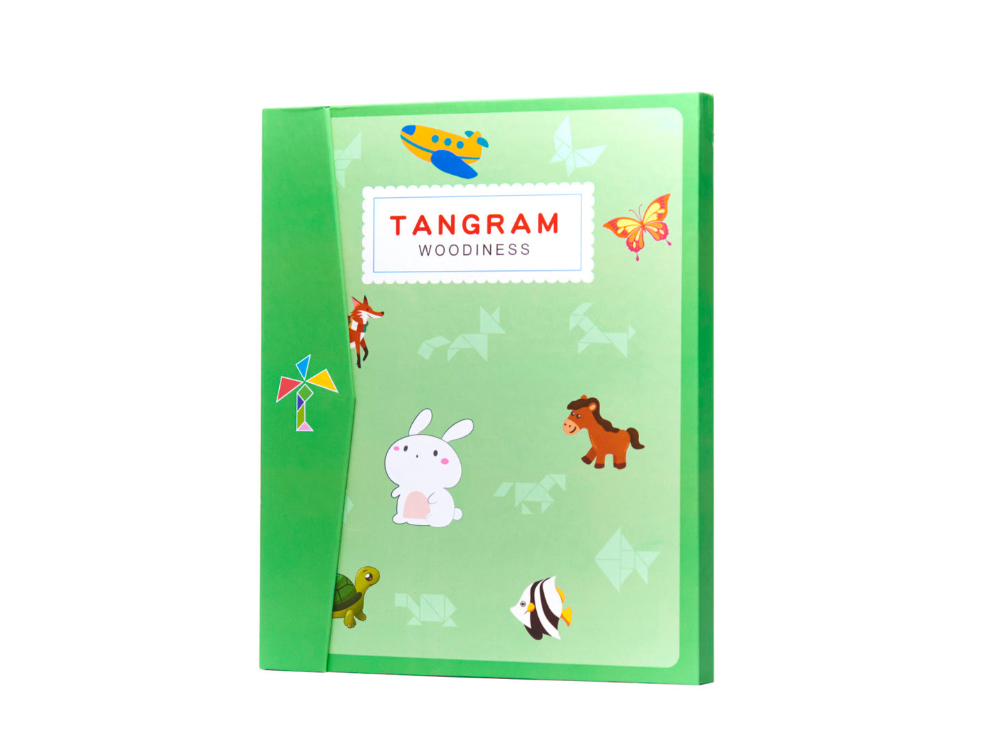 Tangram magnētiskā grāmata, figūras