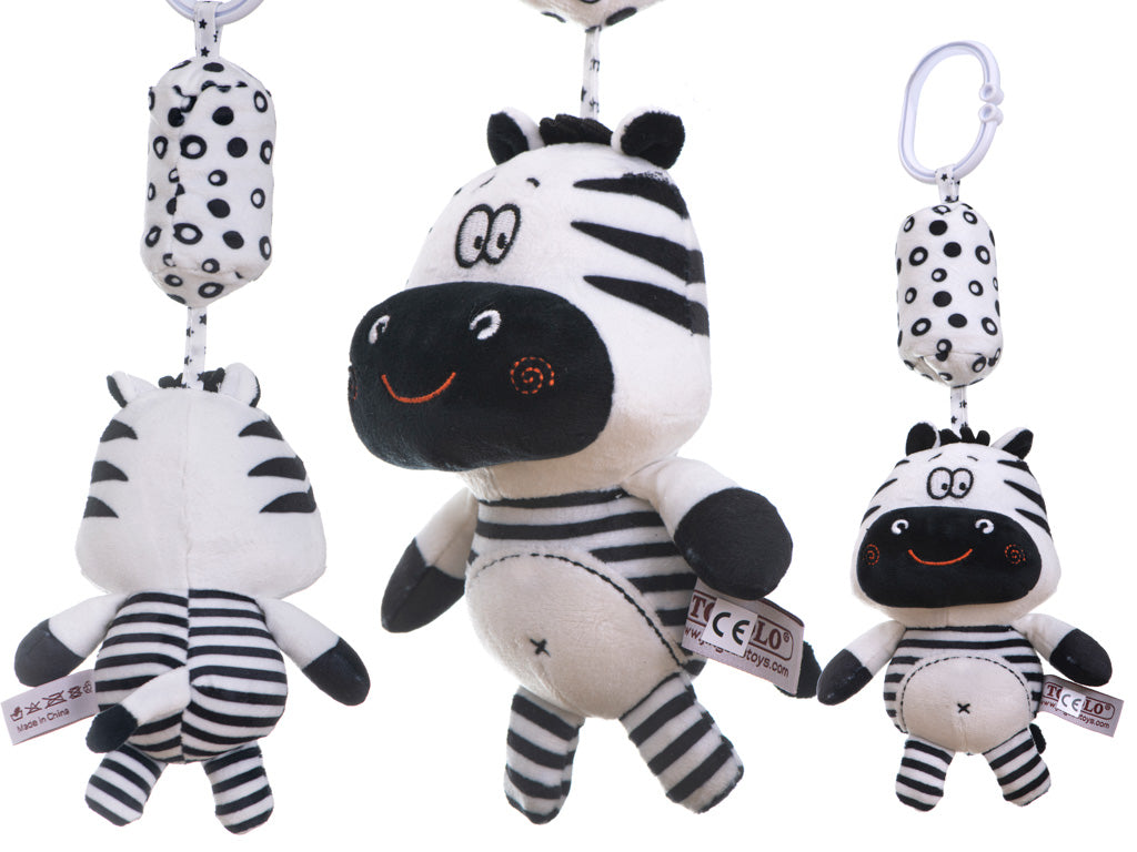 Piekarināms grabulis, zebra, melnbalts