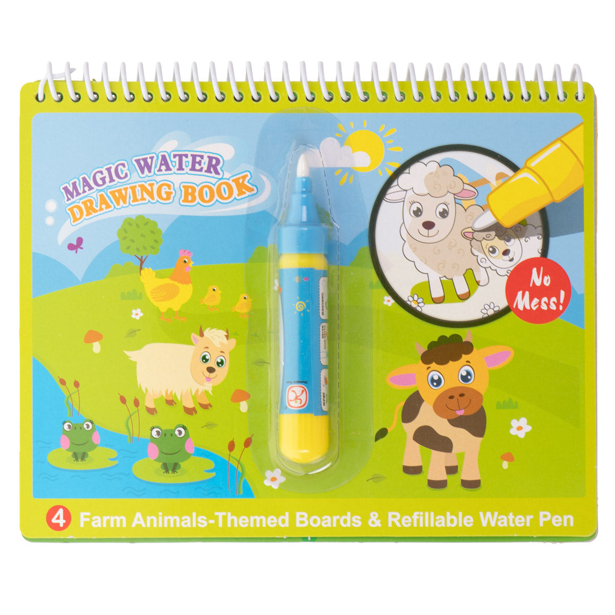 Krāsojamā grāmatiņa ar "ūdens marķieri"