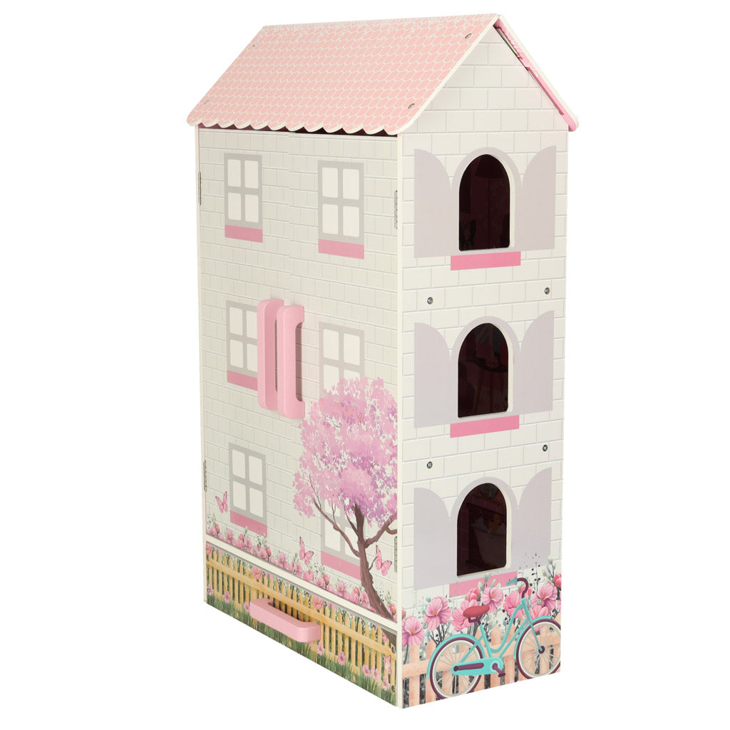 Lielā leļļu māja ar atveramu "sienu" Lulilo Papilio, 80cm