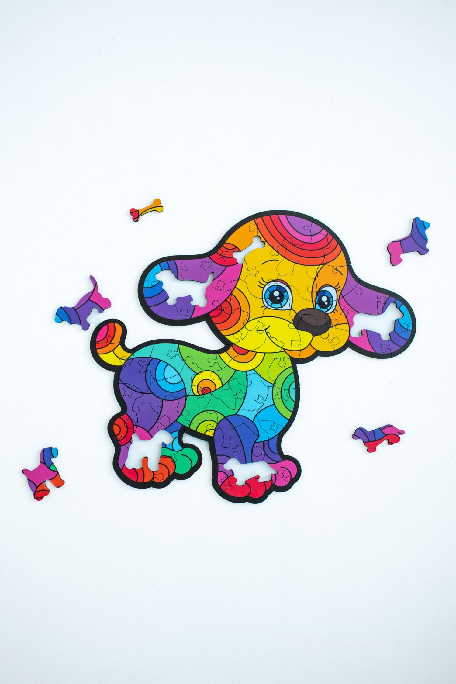 "Kucēns" koka puzle, 49 gab.