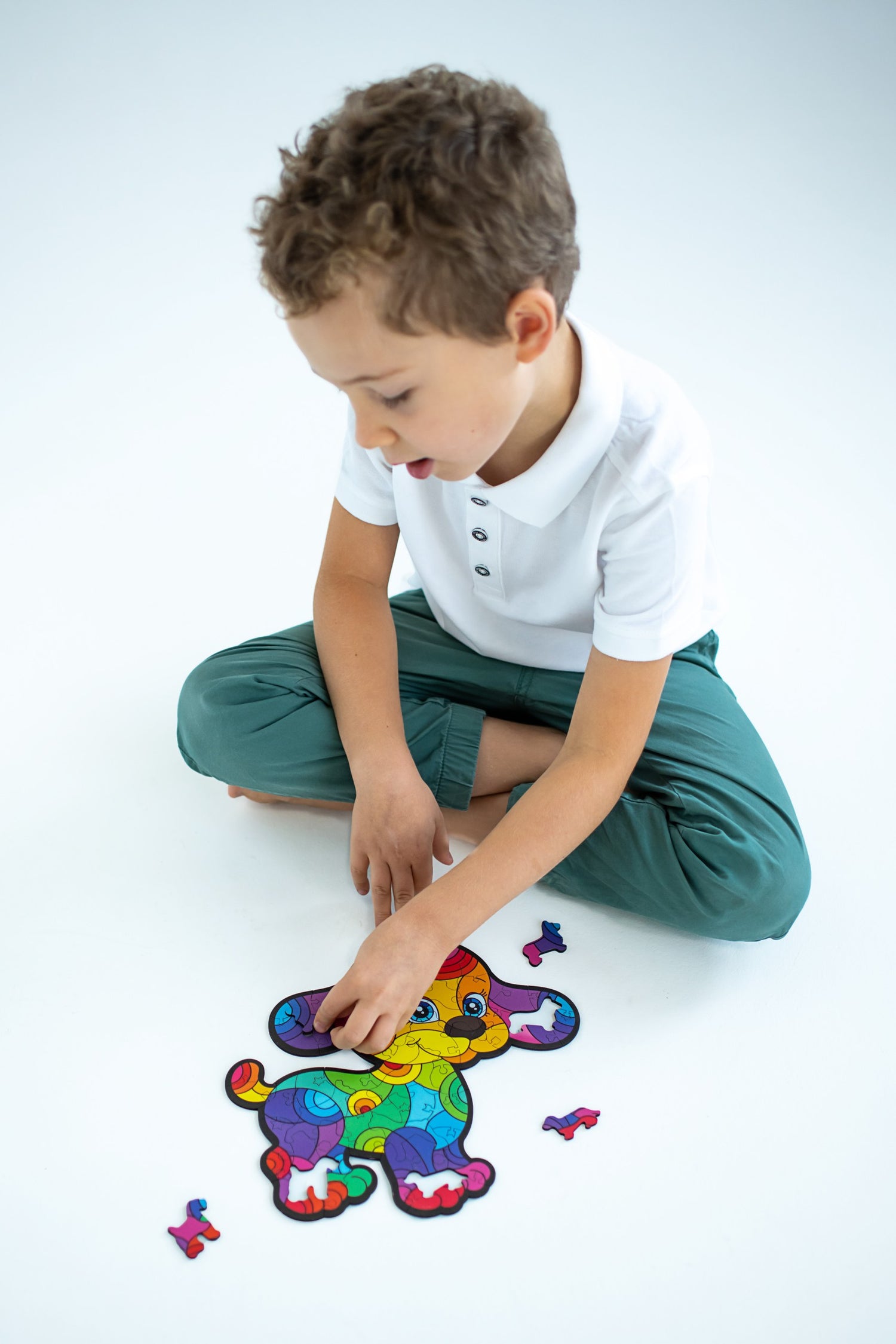 "Kucēns" koka puzle, 49 gab.