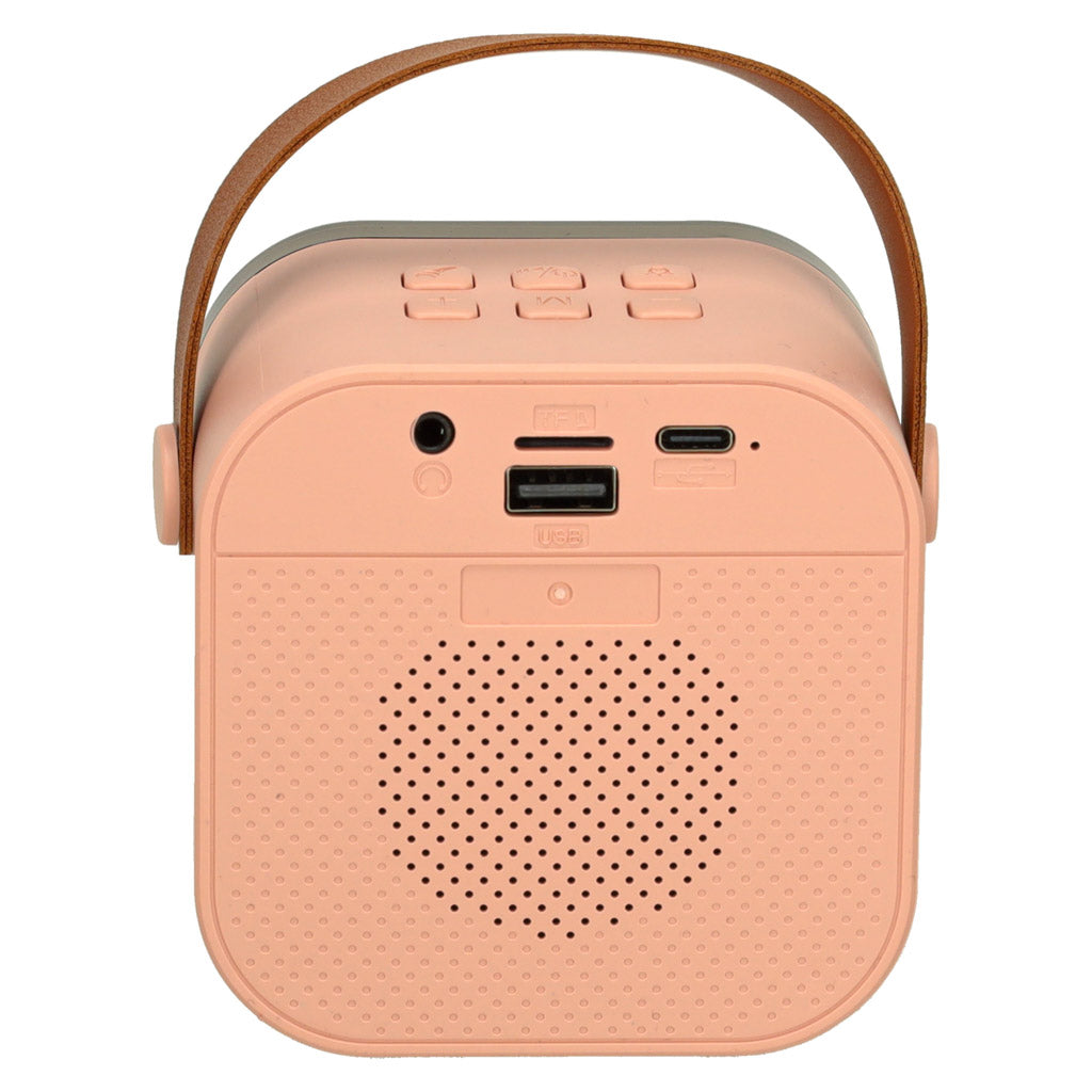 Skaļrunis Bluetooth ar mikrofonu, rozā