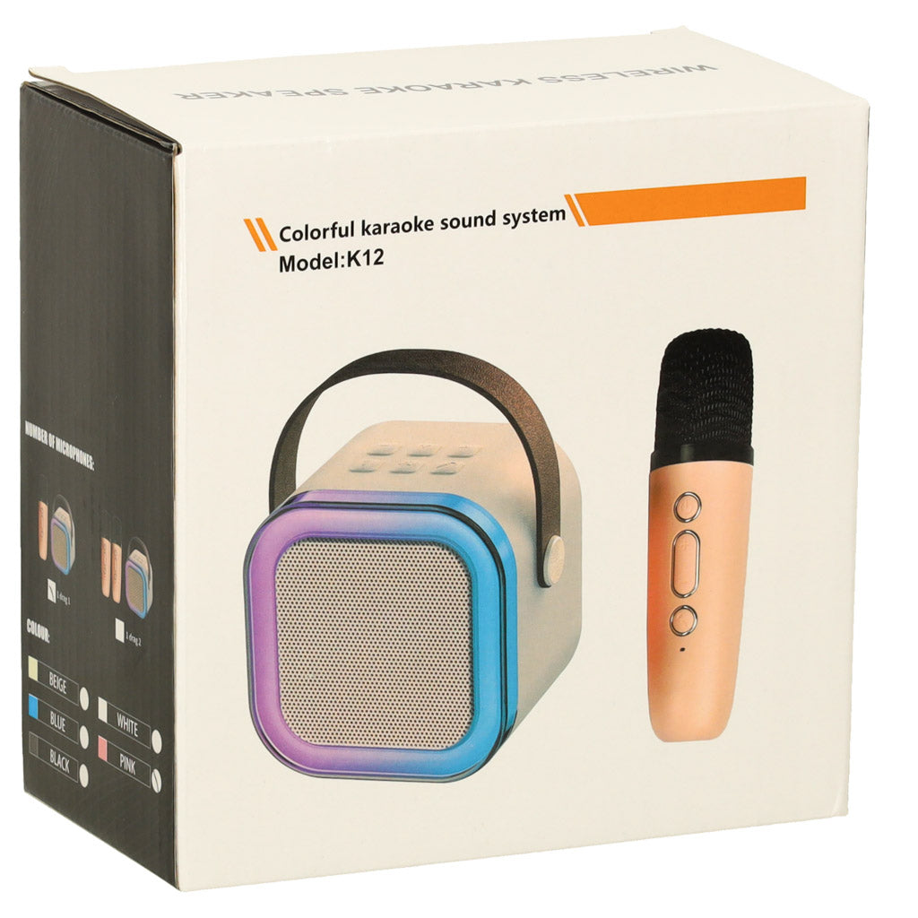 Skaļrunis Bluetooth ar mikrofonu, rozā