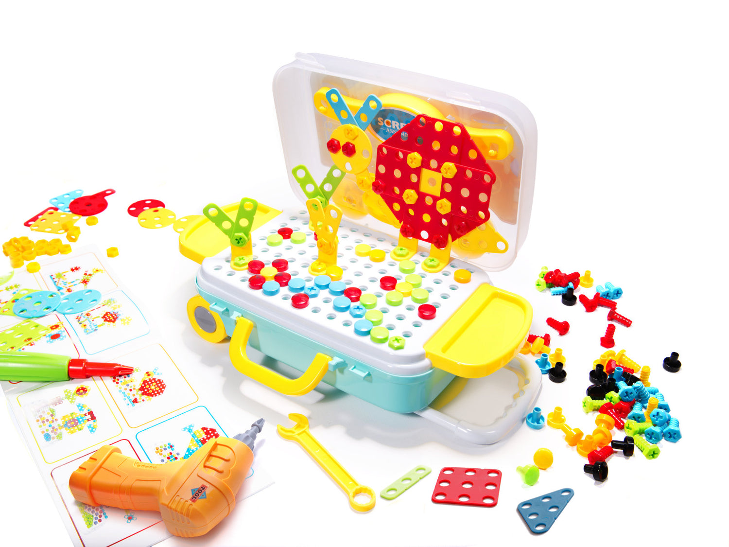 Urbja komplekts koferī ar autobusa riteņiem