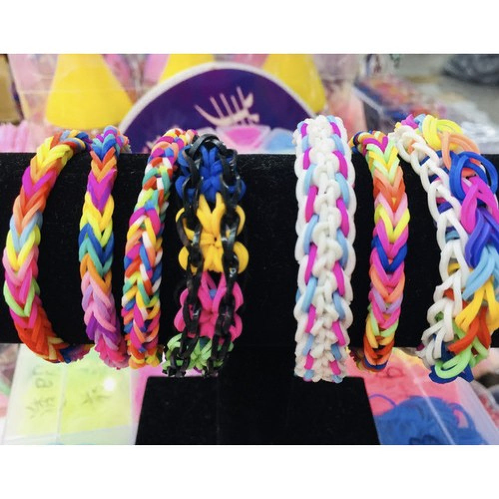 Gumijas rokassprādžu radošais komplekts,  ("loom bands"), lielais komplekts