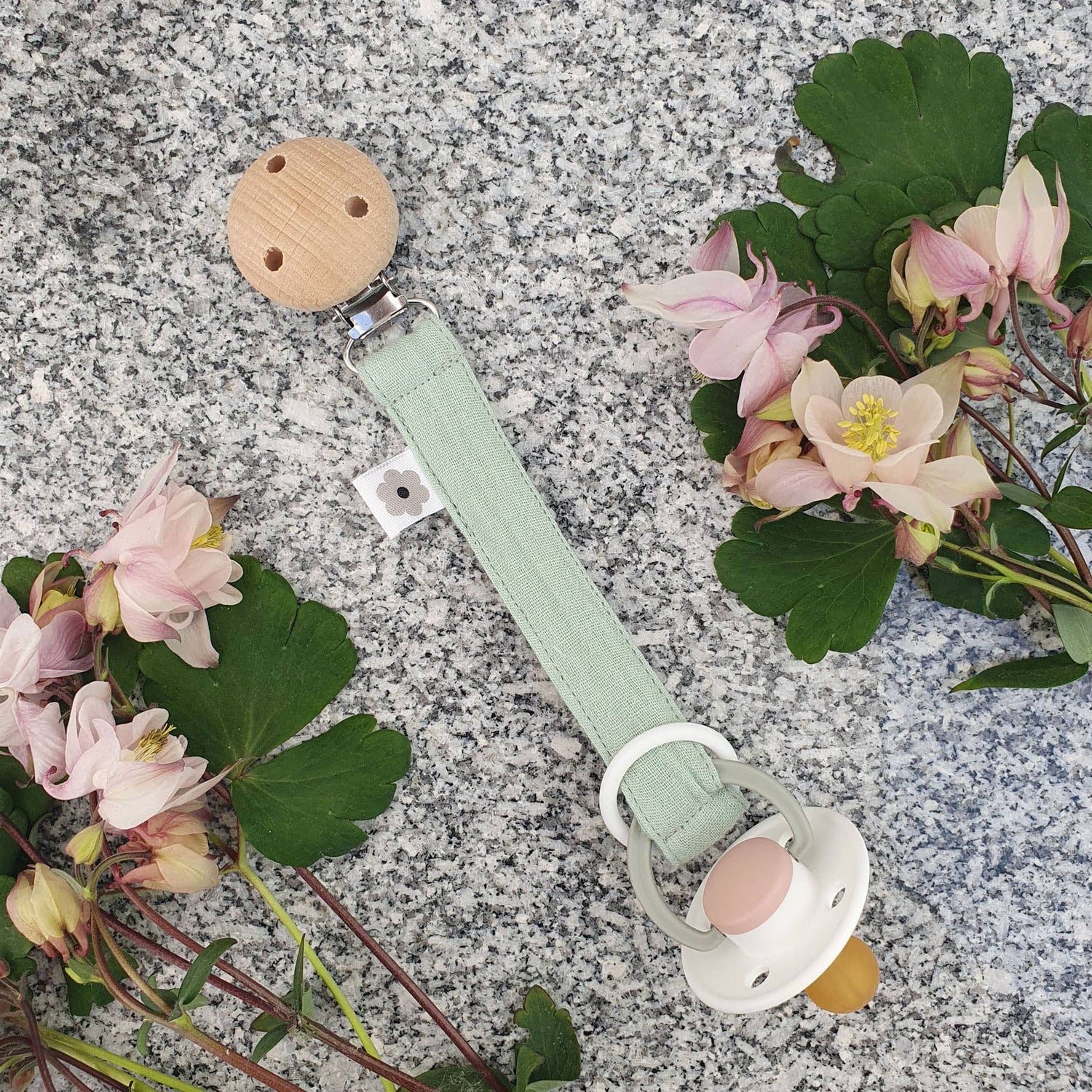 Knupīša turētājs no organiskās kokvilnas muslina