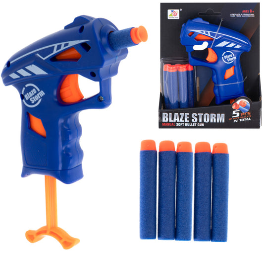 Blaze Storm pistole + 5 lodes (saderība ar Nerf)