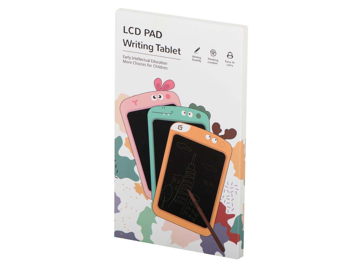 Grafiskā tablete LCD, zīmēšanai ar irbuli "Rozā zaķis"