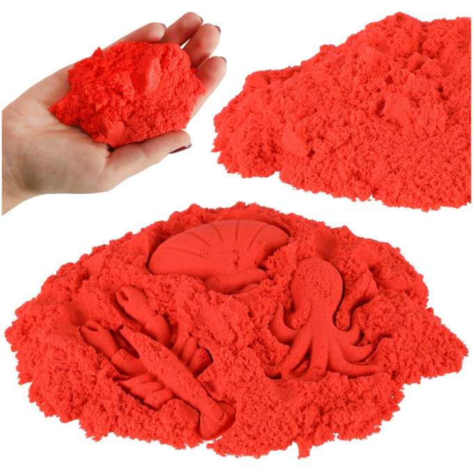 Kinētiskās smiltis sarkanas, 1 kg