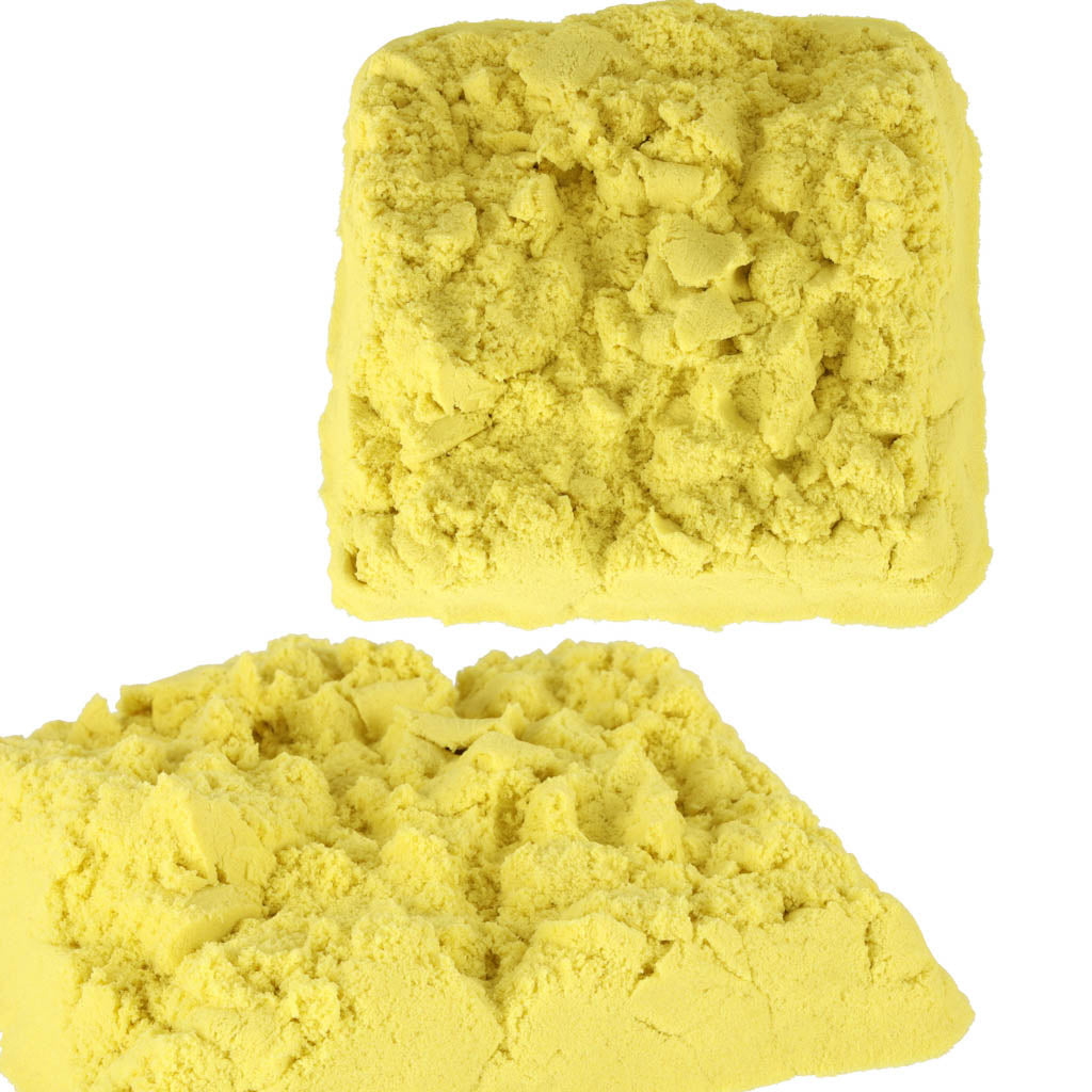 1 kg dzeltenas kinētiskās smiltis