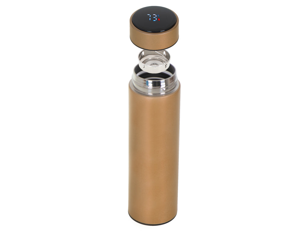 Termokrūze termoss smart LED 500ml, zelta