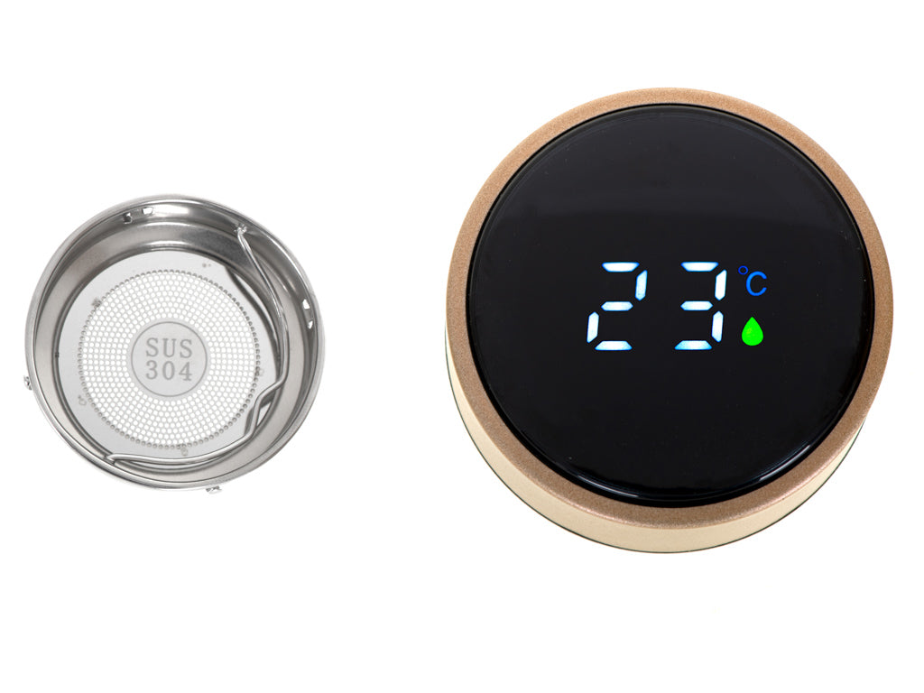 Termokrūze termoss smart LED 500ml, zelta