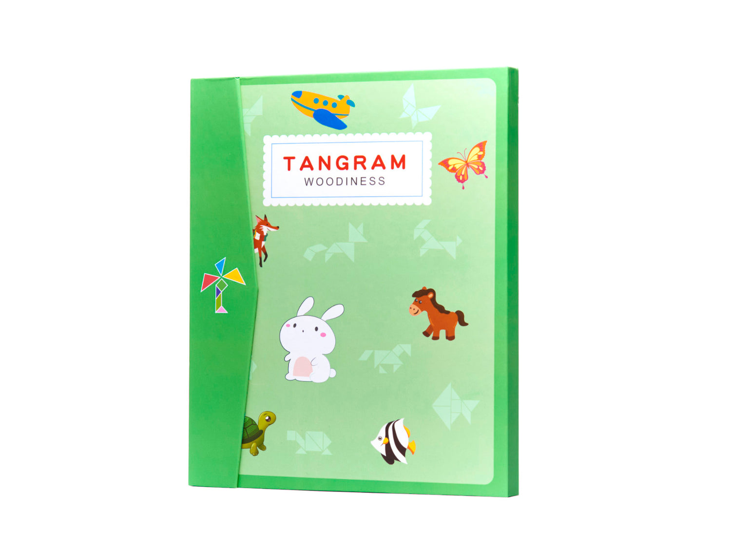 Tangram magnētiskā grāmata, figūras