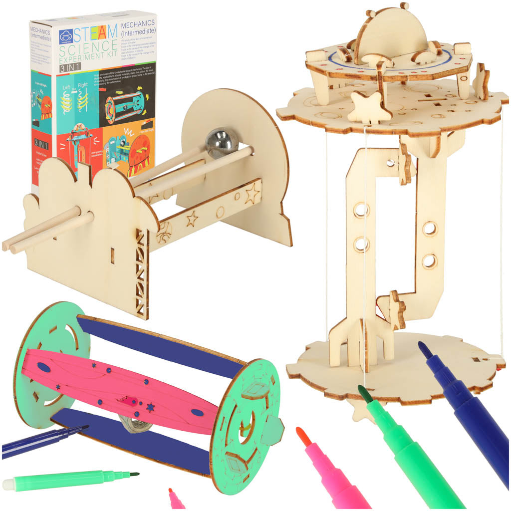 Izglītojošs komplekts zinātniskiem gravitātes eksperimentiem, DIY 8+