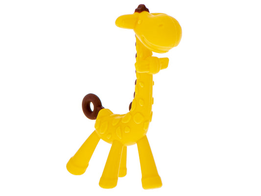 Mīkstā silikona žirafīte smaganu masēšanai