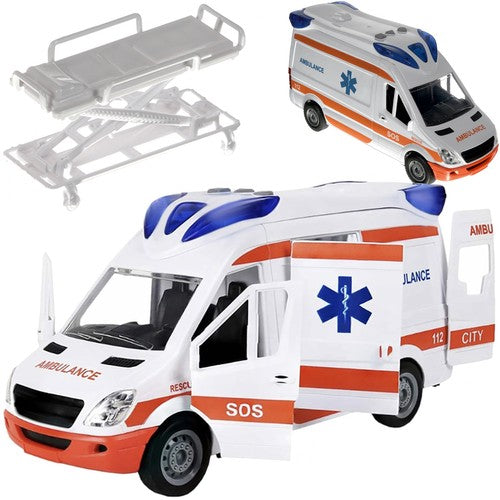 Ambulance (ātrā palīdzība) mašīna ar skaņu