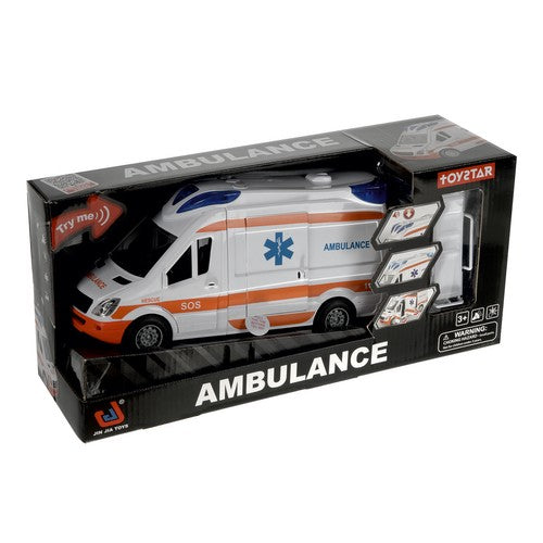 Ambulance (ātrā palīdzība) mašīna ar skaņu