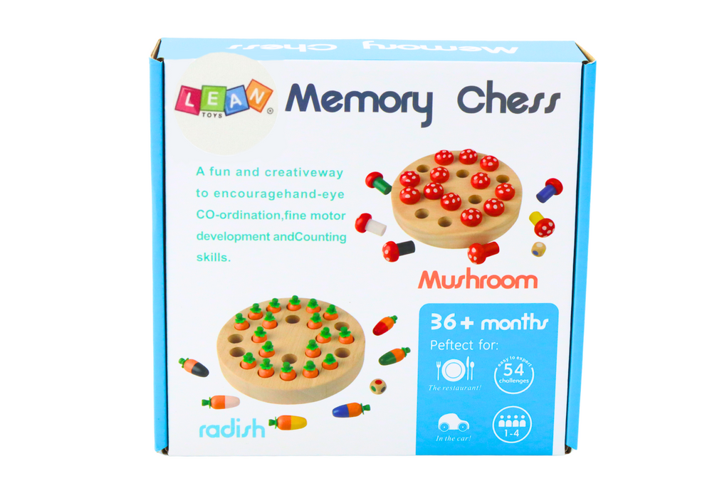 Atmiņas spēle "Atmiņas šahs", burkāni