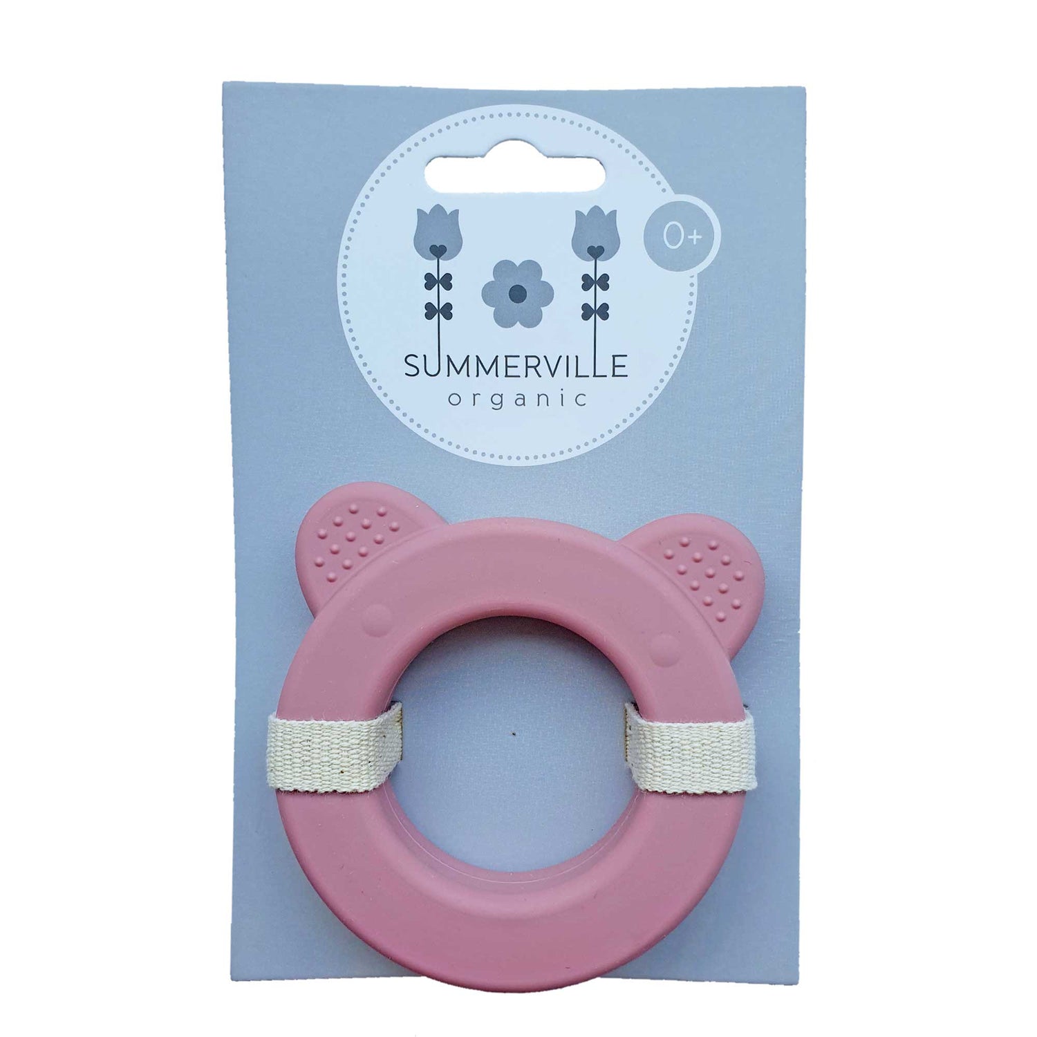 Silikona grabulis, "Lācis", rozā