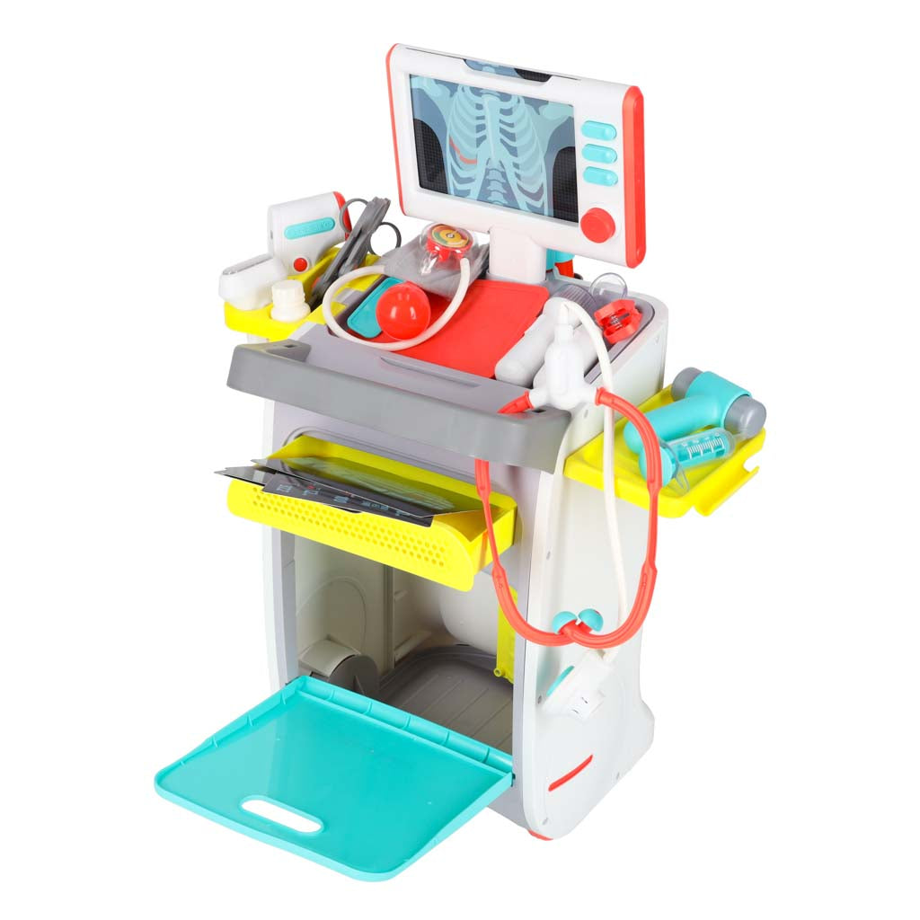 Lielais daktera komplekts ar ratiem