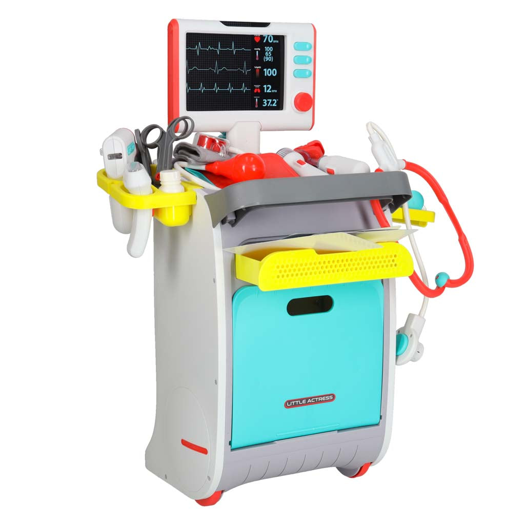 Lielais daktera komplekts ar ratiem