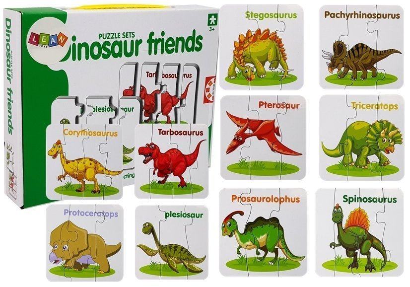 Puzle "Dinozauri", 10 attēli
