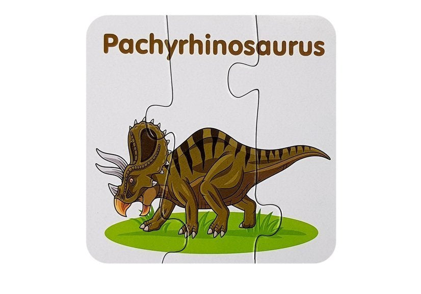 Puzle "Dinozauri", 10 attēli