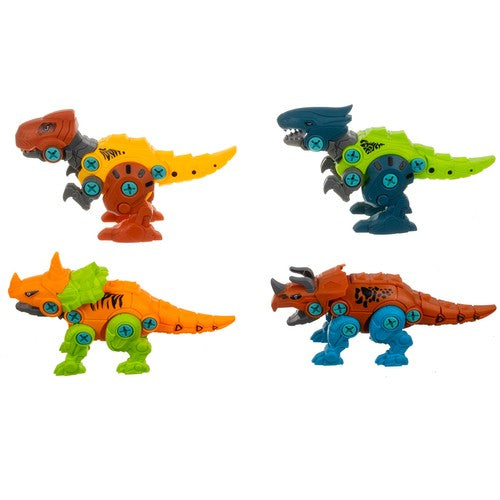 Dinozauru skrūvēšanas komplekts ar urbi