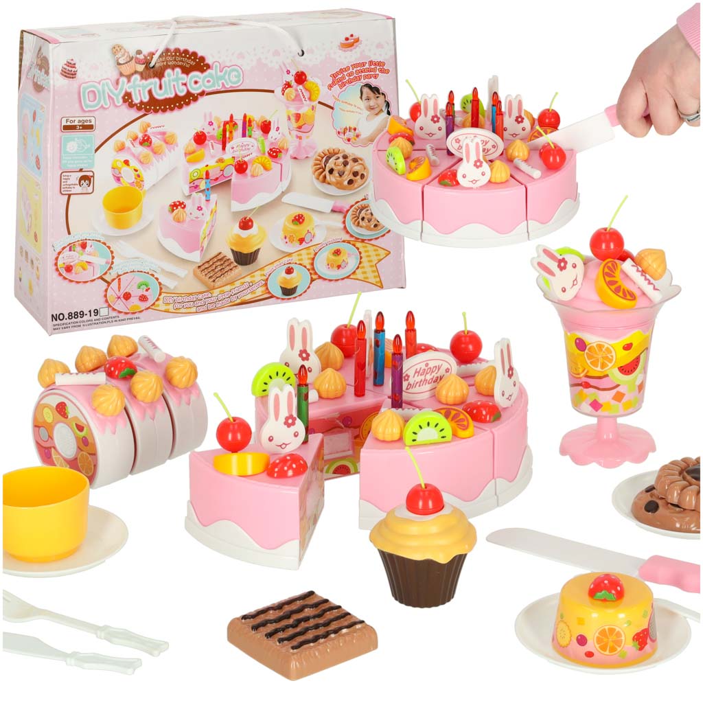 Rotaļu dzimšanas dienas torte, rozā