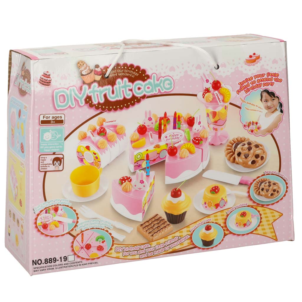 Rotaļu dzimšanas dienas torte, rozā