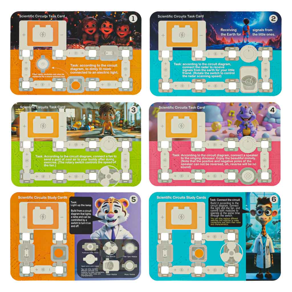 Izglītojošs elektronisks komplekts, 6+