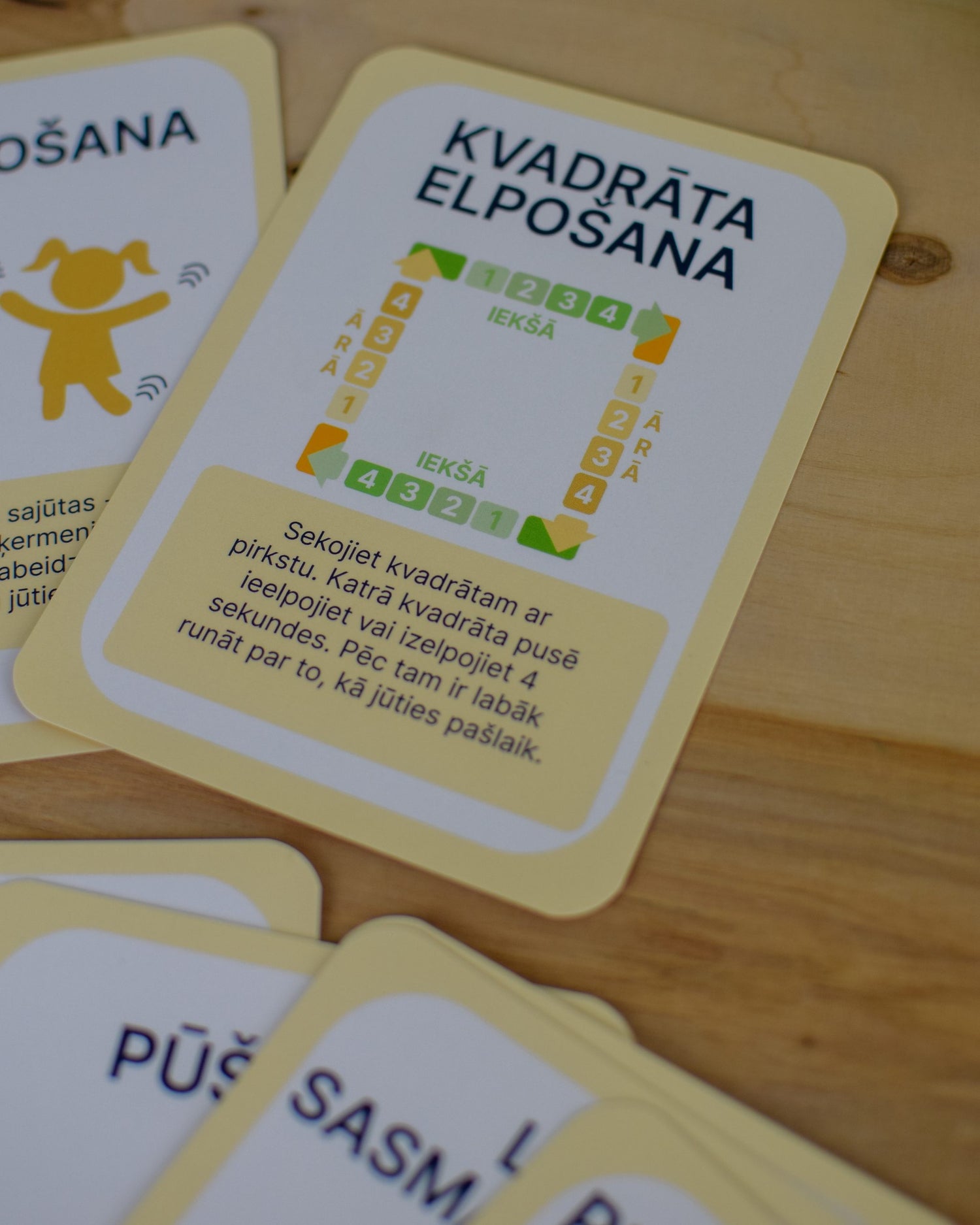 Emociju kartītes ar aktivitātēm