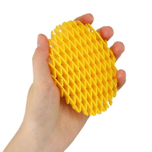 Anti-stress sensorā rotaļlieta, tārpiņš, dzeltens