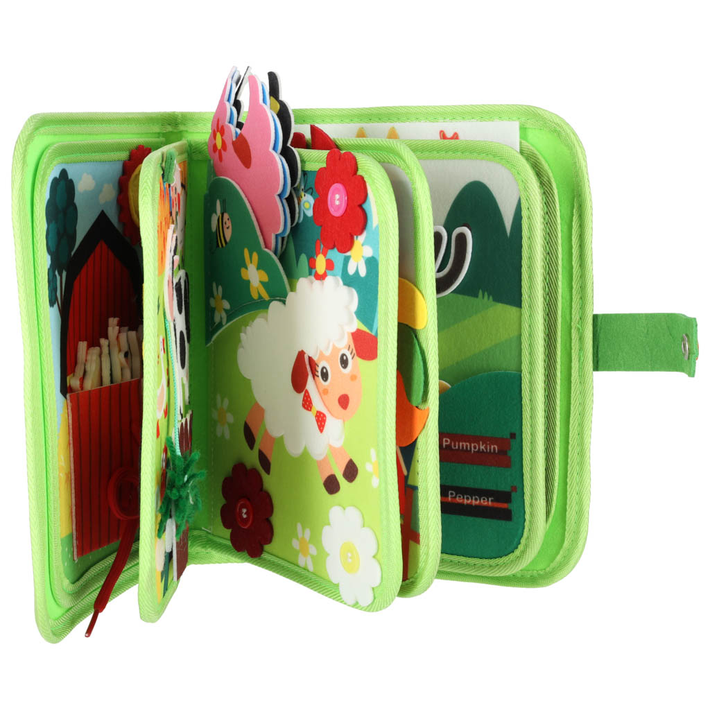 Filca aktivitāšu grāmatiņa "Lauku dzīvnieki"