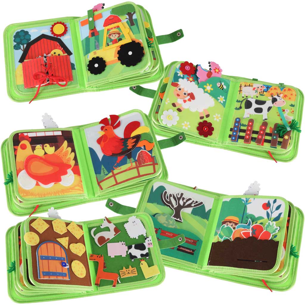 Filca aktivitāšu grāmatiņa "Lauku dzīvnieki"