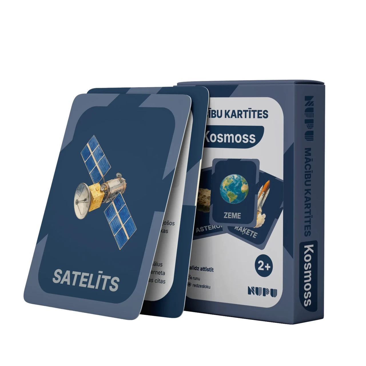 Mācību kartītes "Kosmoss"