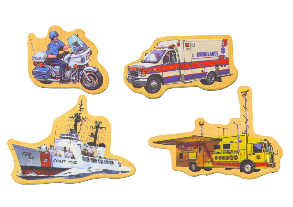 Koka magnētiskās figūriņas "Auto"