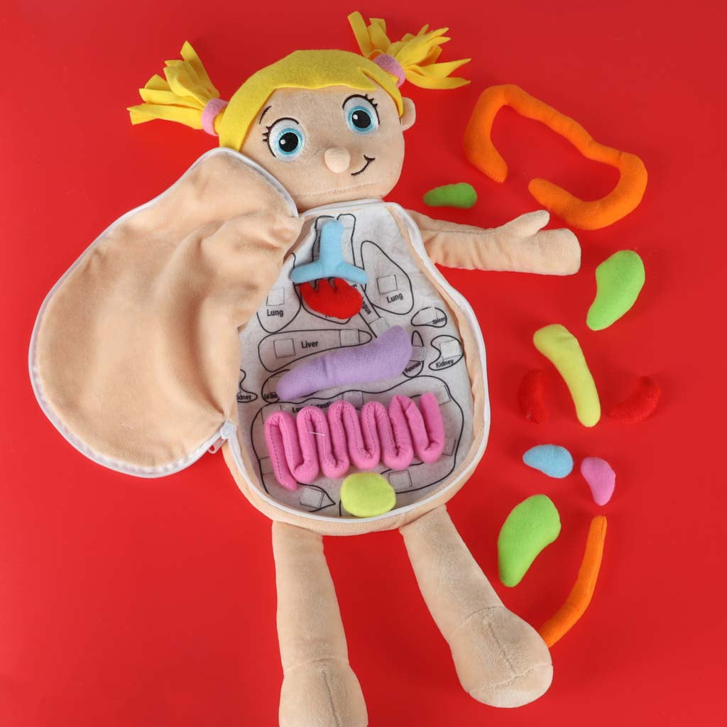 Izglītojoša anatomijas lelle "Cilvēka ķermenis", meitene