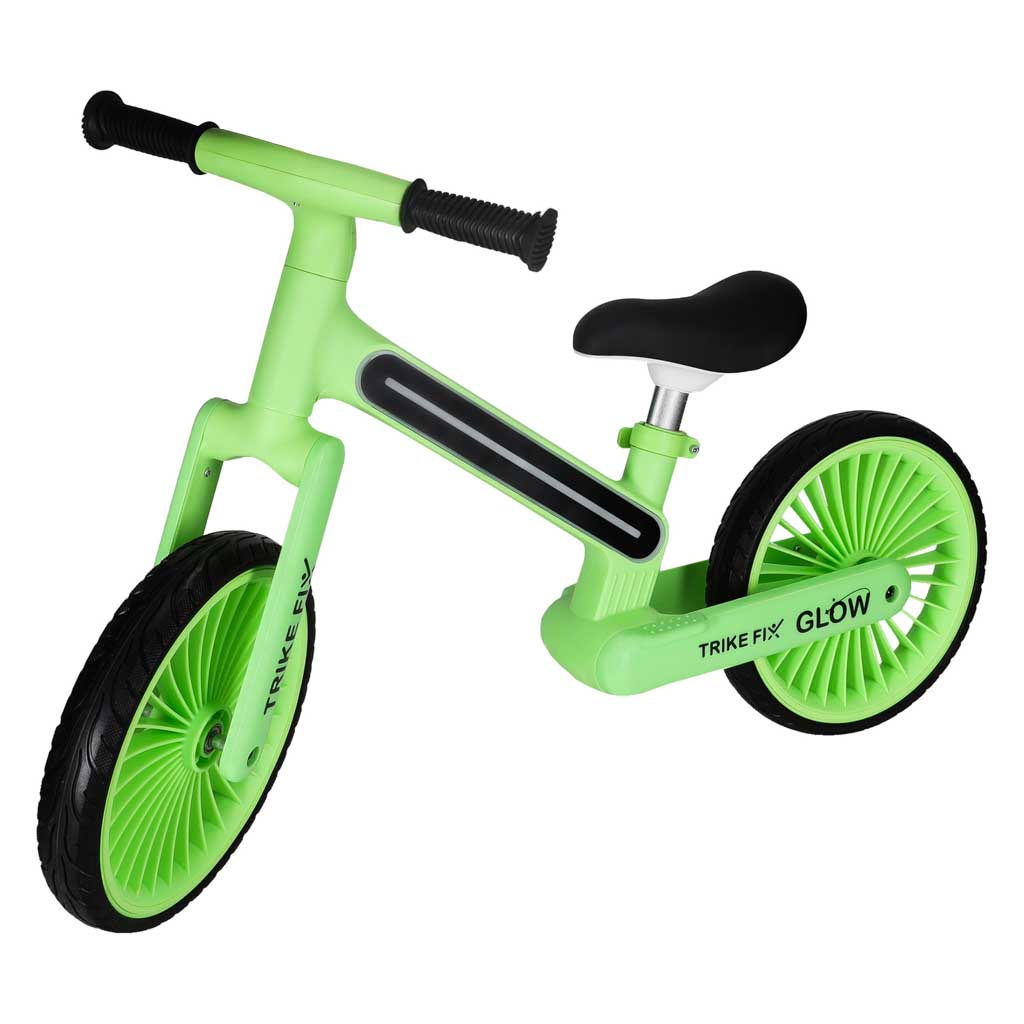 Balansa velosipēds Trike Fix Glow LED, neona zaļš