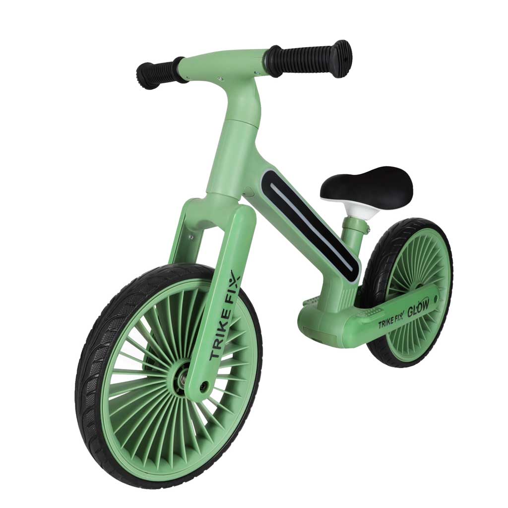 Balansa velosipēds Trike Fix Glow LED, tumši zaļš