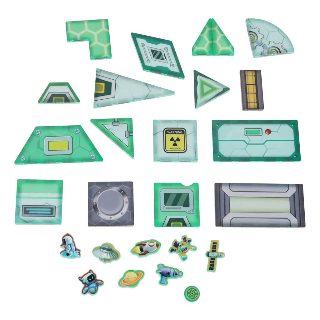 Magnētiskais konstruktors, "Kosmoss", 108 det.