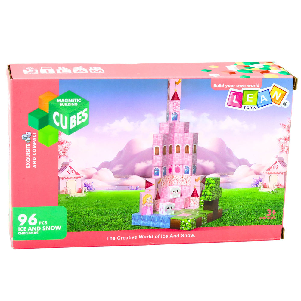 Magnētisko klucīšu komplekts “Princeses pils”, 96 gab.