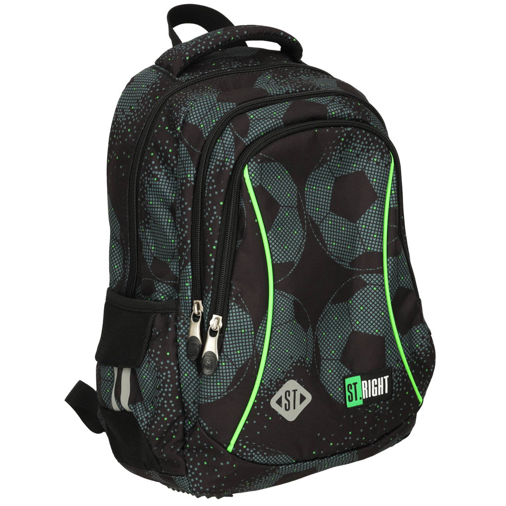 Mugursoma St. Right ar futbolbumbām, 20 l