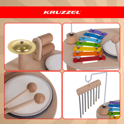 Koka muzikālais galdiņš